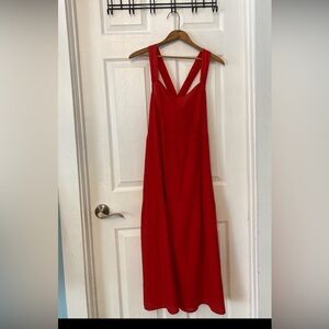Elegant Red Valentina Naldo Dress NWT